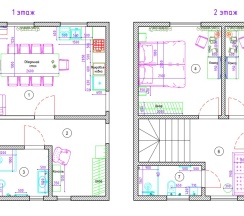 ШАЛЕ №6 (2-ЭТАЖА) 130 м² в Время гор