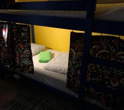 6-Койко-место в шестиместном номере с тремя двухъярусными кроватями с общим санузлом в Макарена