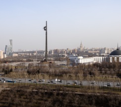 Апартамент 5 - Делюкс  с панорамным видом на Парк Победы (с душем) в Ap-in aparts