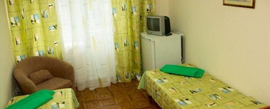 Номер стандарт с 2 односпальными кроватями, 3 категория (блок) (с путевкой) в Волга