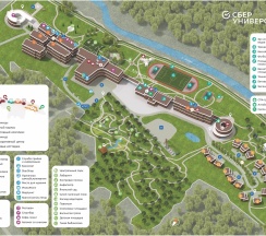Коттедж с тремя спальнями в СберУниверситет