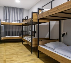 Кровать в общем номере в Almaty BackPackers