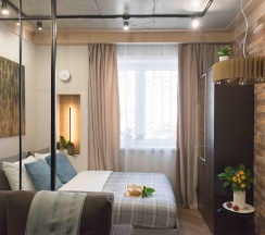 1-комнатные апартаменты студия Хрустальный Лес в Rasko Home