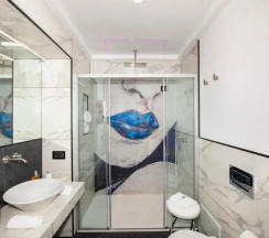 Двухместный номер With hot tube Executive Seaview (двуспальная кровать) в Positano Art Hotel Pasitea