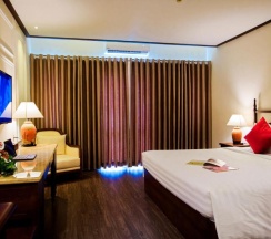 Двухместный номер Deluxe двуспальная кровать в Tran Vien Dong Hotel