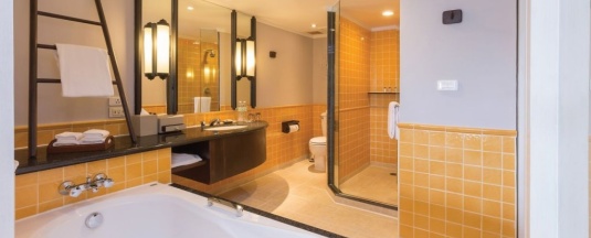 Двухместный номер семейный двуспальная кровать в Sheraton Samui Resort