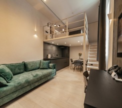 Апартаменты Дуплекс с красивым видом из окна в City apartments-deluxe room