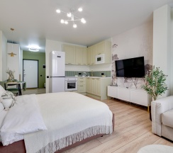 1-комнатные апартаменты студия Грин в Dream Apartmens