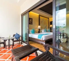 Одноместный семейный люкс 2 отдельные кровати в Dara Samui Beach Resort - Adults Only