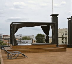 Апартаменты Deluxe с балконом и с красивым видом из окна в Апарт-отель Residence Graphite