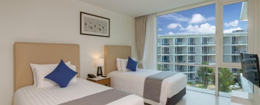 Двухместный номер Deluxe 2 отдельные кровати в Splash Beach Resort 