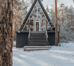 А-Фрэйм с видом на Волгу в Аван