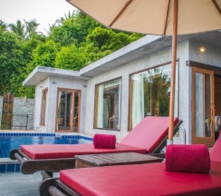 Двухместный люкс Executive Pool двуспальная кровать в Отель Panviman Resort Koh Phangan