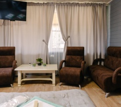 2-комнатные апартаменты люкс с 1 двуспальной кроватью в Радужный Архыз