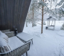 № 15 A-Frame 77 m2 с камином, кондиционером и террасой (оснащение дома см. Подробнее) в Les holidays