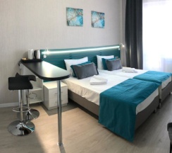 Номер-студио c французским  балконом в Park in Pulkovo