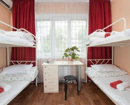 Кровать в общем номере в FM Hostel