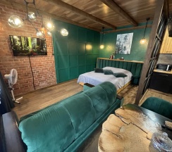 Апартаменты c 1 комнатой в Квартира Green loft