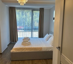 Апартаменты двухкомнатные четырехместные (улучшенные) без балкона в Polikariya