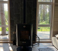 Коттедж с 2 комнатами с красивым видом из окна в Hygge Barn