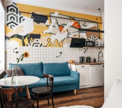 1-комнатные апартаменты студия в 17Apartments