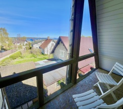 Трехместный номер с двуспальной и односпальной кроватями в Росситтен