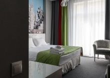 Комната делюкс с 1 двуспальной кроватью в Ahotels design style