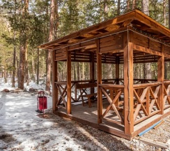 Коттедж Дуплекс с балконом и с красивым видом из окна в Квартирукинг