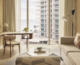 Двухместный люкс Prime с видом на город Лодердейл двуспальная кровать в Four Seasons Hotel and Residences Fort Lauderdale