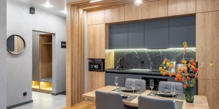 Мистолово: Апартаменты Ohta Park Suite 21 (Охта Парк Сьют 21)