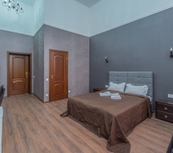 Двухместный люкс с красивым видом из окна двуспальная кровать в Ланселот