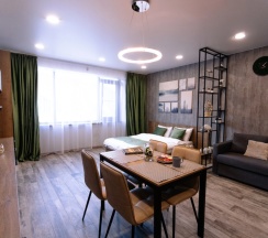 Номер Standard с красивым видом из окна в Апартаменты Baikal Hill Green