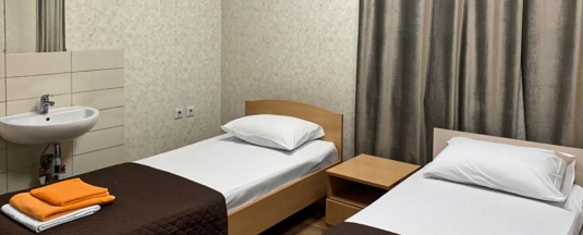 Номер эконом с 3 односпальными кроватями в Smart Hotel KDO Волгоград