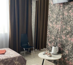 Номер стандарт семейный с 2 односпальными и 1 двуспальной кроватью в Постоялый двор