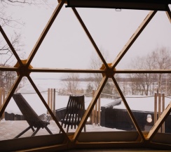 Глэмп №7 уединенный на дереве в Vyborg Bay