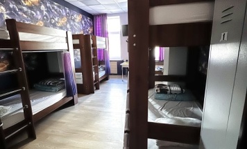 Кровать в общем номере (мужской номер) в Центр