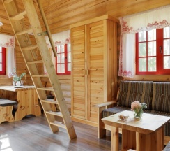 Сосновый бор 2+2 с двумя односпальными кроватями в Ладога озеро