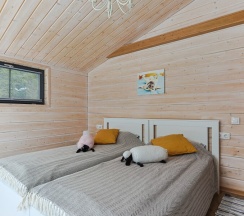 Коттедж Шон с панорамной баней для 7-ми гостей в Rodioncevo Eco Village