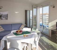 Номер Standard Пентхаус c 1 комнатой с балконом и с частичным видом на море в Residence Sunrise Cesenatico