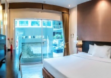 Номер Deluxe с красивым видом из окна в Qiu Hotel Sukhumvit