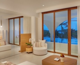 Двухместный Oceanfront Pool Suite c 1 комнатой двуспальная кровать в Sala Samui Chaweng Beach Resort