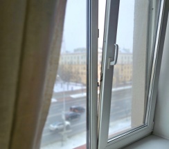 Двухместный номер Economy с видом на город двуспальная кровать в Хостел Loft Minsk