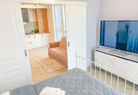 Апартаменты Sun City Apartments 18 (Сан Сити Апартментс 18) на бульваре Олимпийский 4 в Светлогорске