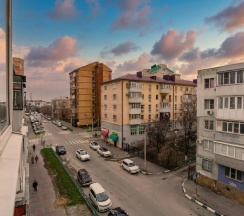Апартаменты c 1 комнатой с балконом в Апартаменты стильные в самом сердце Новороссийска
