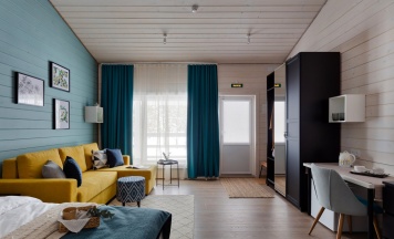 Номер Deluxe с красивым видом из окна в Дача №9