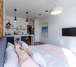 Двухместные апартаменты c 1 комнатой (двуспальная кровать) в RentPlaza