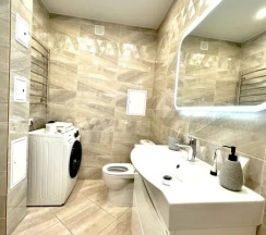 Двухместные апартаменты c 1 комнатой (двуспальная кровать) в Fresh Room на улице Маршала Устинова 3