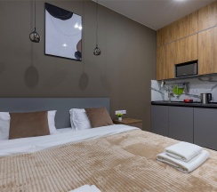 Апартаменты Делюкс с балконом и ванной в Port comfort by Moyka