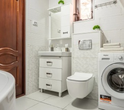 Коттедж Дуплекс с балконом и с красивым видом из окна в Квартирукинг
