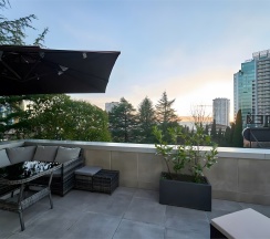 Люкс с террасой и видом на город и море в IL Punto